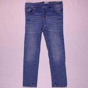 Old Navy Jeans Girls Sz 5 Blue Skinny Pull-On Adjustable Waist-(21.5 x 17) ps-oh